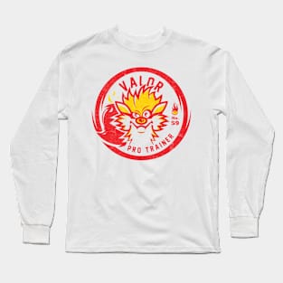 Pokesomething Fire Dog Thing Badge Long Sleeve T-Shirt